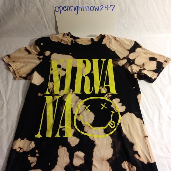 NIRVANA Other - NIRVANA BLEACHED TEE